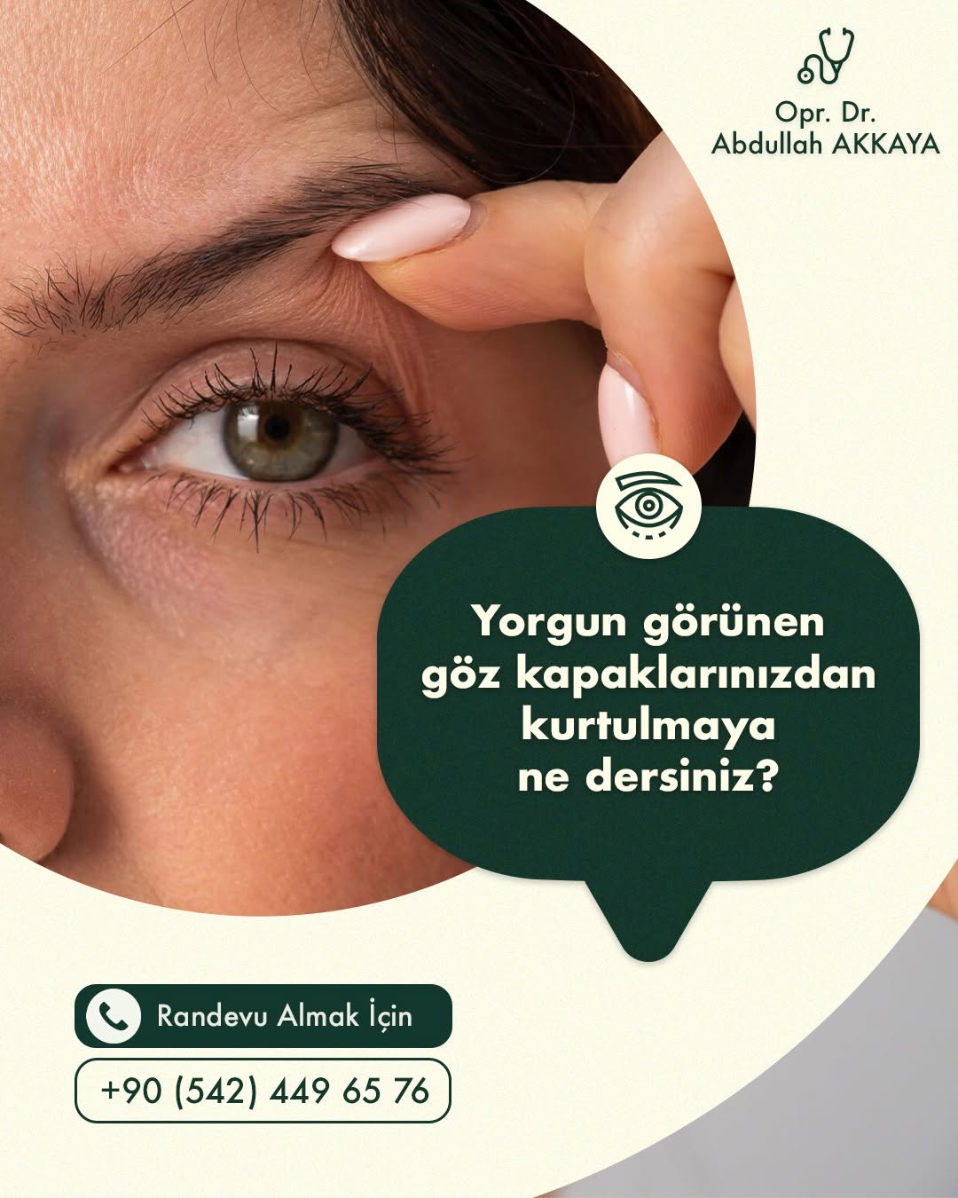 Göz kapağı estetiği uygulaması